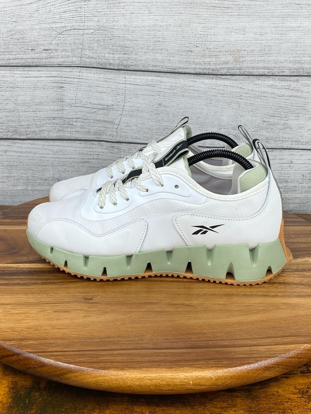 Reebok Zig Dynamica G White Green CrossFit Trainers Women’s Shoe Size 8.5